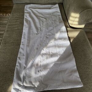 Striped Blue Body Pillow Cover